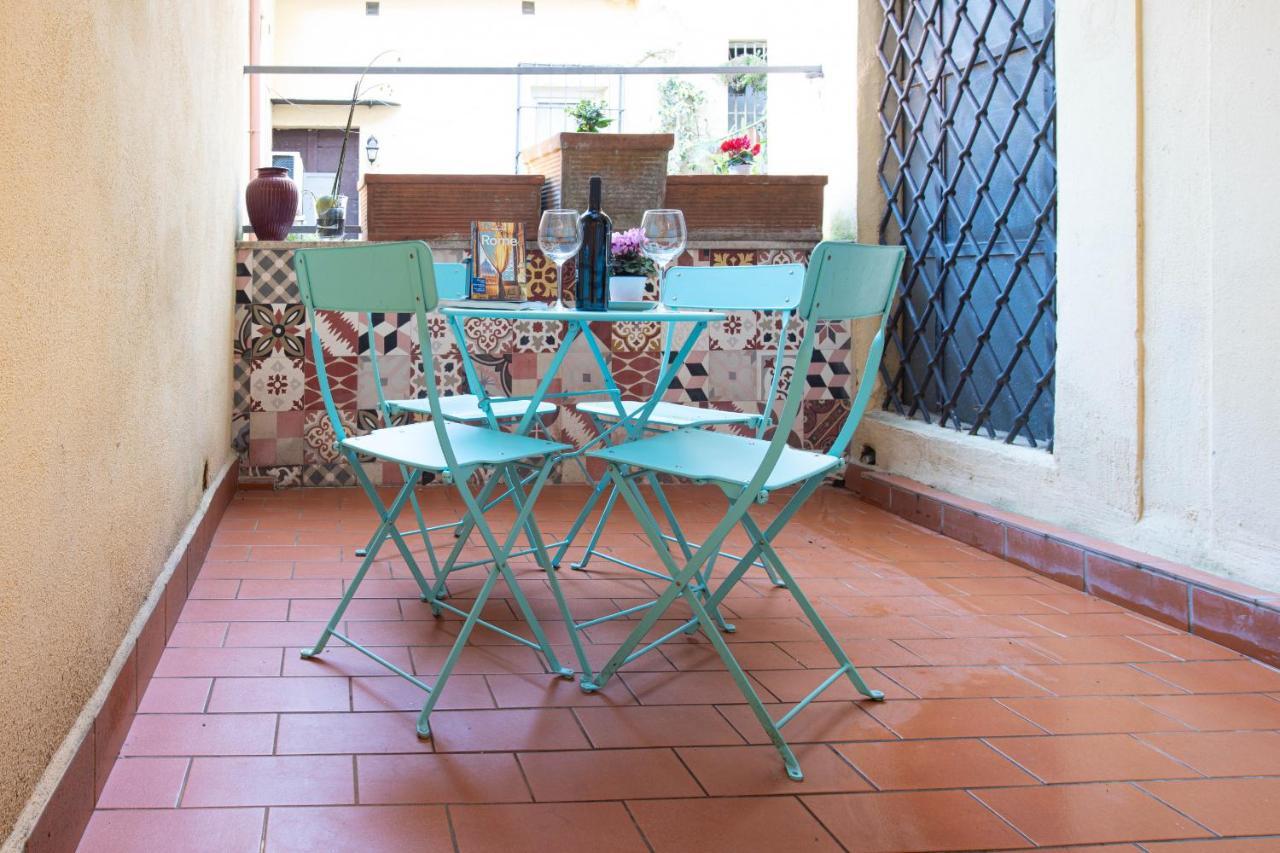Trastevere Colorful Apartment With Terrace! Rome Luaran gambar