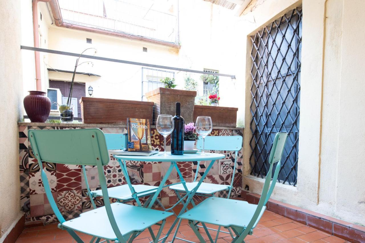 Trastevere Colorful Apartment With Terrace! Rome Luaran gambar